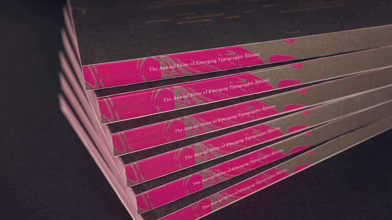 Typeforce III Fluorescent Print Spine Detail